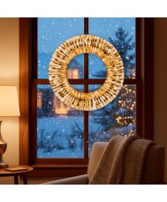 Праздничный LED-венок 360 LED 45 см Springos CL1246 Ziemassvētku dekorācijas