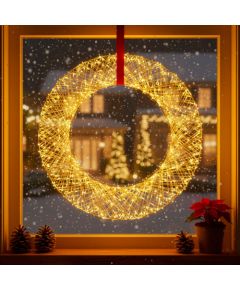 LED svētku vainags 720 LED 45 cm Springos CL1234 Ziemassvētku lampiņas, LED virtenes