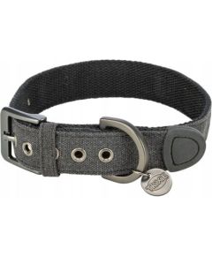 Trixie CityStyle obroża dla psa cotton black M–L: 40–47 cm/30 mm szeroka Citas preces