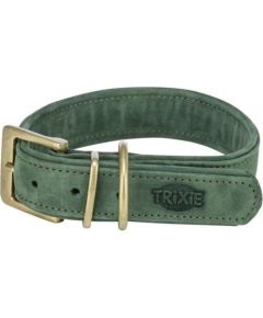 Trixie obroża dla psa skórzana szałwiowa M–L: 39–46 cm/35 mm Citas preces