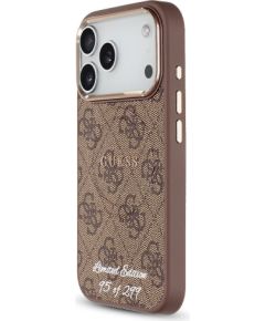 Guess PU 4G MagSafe Strap Limited Edition of 299 Case Aisargapvalks priekš Apple iPhone 17 Pro Neoriģinālie Maciņi