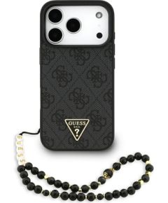 Guess 4G Strap Triangle Logo MagSafe Case Aizsargapvalks priekš Apple iPhone 17 Pro Neoriģinālie Maciņi