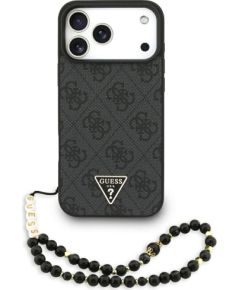 Guess 4G Strap Triangle Logo MagSafe Case Aizsargapvalks priekš Apple iPhone 17 Pro Max Neoriģinālie Maciņi