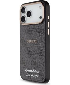 Guess PU 4G MagSafe Strap Limited Edition of 299 Case Aisargapvalks priekš Apple iPhone 17 Pro Max Neoriģinālie Maciņi
