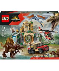 LEGO JURASSIC WORLD 76976 Spinosaurus & Quetzalcoatlus Air Mission Lego VIDIYO