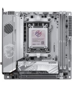 MSI MPG X870I EDGE TI EVO WIFI Processor family AMD Processor socket AM5 DDR5 Supported hard disk drive interfaces SATA, M.2 Number of SATA connectors 2 Mātes plates