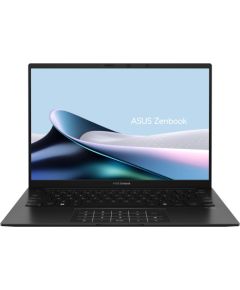 ASUS Zenbook 14 UM3406KA-QD018W Ryzen AI 5 340 14.0"WUXGA 60Hz 400nits Glossy 16GB LPDDR5X SSD512 Radeon 840M Graphics WLAN+BT Cam1080 75WHrs Win11 Jade Black Portatīvie datori