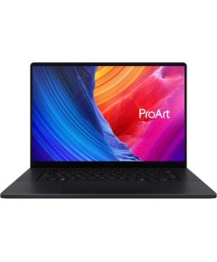ASUS ProArt P16 H7606WX-SE011X Ryzen AI 9 HX 370 16.0" 4K Touch 120Hz Anti-reflection 64GB LPDDR5X SSD2TB GeForce RTX 5090 24GB Cam FHD WiFi+BT 90WHrs W11Pro Nano Black Portatīvie datori