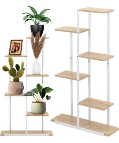 Springos Металлическая полка белая 60x20x113 см GA0212 Полки