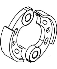 CLUTCH SHOE SET BCLS-520ES, SRM-520ES, Echo  Резервные акции