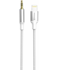 Swissten Audio Adapter Textile Lightning - 3.5mm Vads 1.5m Jaunumi - Audio-Video