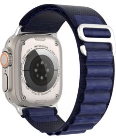 Dux Ducis   Sport Buckle Strap for Apple Watch 38/40/41/42MM Navy Smart pūlksteņu aksesuāri