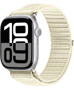 Dux Ducis   Apple Watch 42/44/45/46/49MM YE Nylon Braided Loop Wrist Strap Starlight Smart pūlksteņu aksesuāri