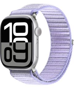 Dux Ducis   Apple Watch 38/40/41/42MM YE Nylon Braided Loop Wrist Strap Purple Smart pūlksteņu aksesuāri