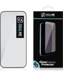 OBAL:ME 5D aizsargstikls Apple iPhone 17|17 Pro | melns Ekrānu aizsardzība