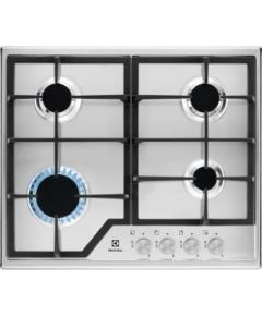 ELECTROLUX KGS6426SX gāzes virsma, iebūvējama, 60cm