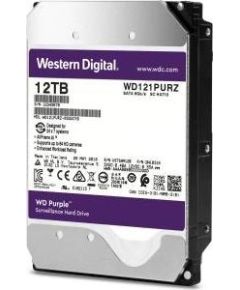 HDD | WESTERN DIGITAL | Purple | 12TB | SATA 3.0 | 256 MB | 7200 rpm | 3,5" | WD121PURZ