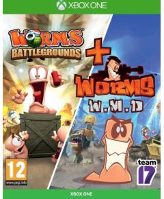 XBOX1 Worms Battlegrounds + Worms WMD Xbox One video spēle Xbox spēles