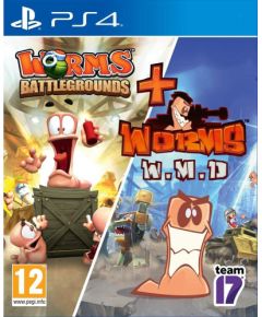 PS4 Worms Battlegrounds + Worms WMD Playstation 4 (PS4) video spēle PlayStation 4 (PS4) spēles