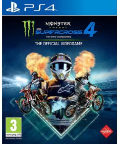 PS4 Monster Energy Supercross 4 Playstation 4 (PS4) video spēle PlayStation 4 (PS4) spēles