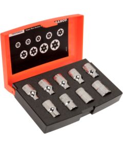 Socket set Bahco 7800TORX E8-E24 1/2" Atslēgu komplekti