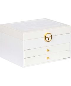 Jewellery box SEZANE 23x17x13.5cm, white Новости, мебель, дом