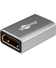 Goobay 72008 HDMI™ Adapter, Coupling, Gold-Plated, 8K @ 60 Hz, Black, Silver Goobay Adapteri