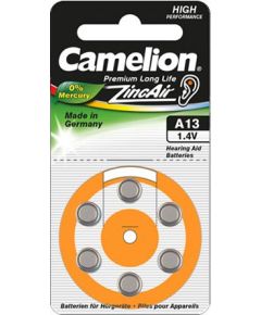Camelion A13/DA13/ZL13 Zinc air cells 6 pc(s) Батарейки, аккумуляторы