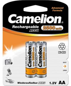 Camelion AA/HR6 2500 mAh Rechargeable Batteries Ni-MH 2 pc(s) Батарейки, аккумуляторы