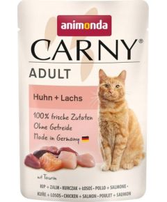 ANIMONDA Carny Adult Chicken and salmon - wet cat food - 85g Kaķu konservi