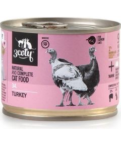 3Coty TURKEY for Senior Cats 180g Kaķu konservi