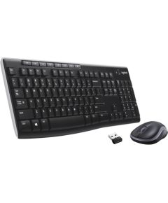 Logitech MK270 Wireless Combo Keyboard + Mouse, US Int, Black (SPEC) Jaunumi - Datori