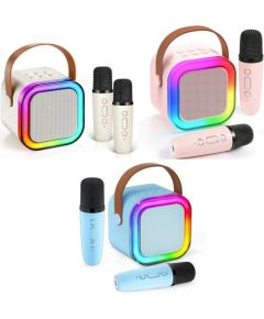 Blackmoon K12 Bluetooth Karaoke skaļrunis ar 2 mikrofoniem RGB (Mix colors) Jaunumi - Audio-Video