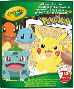CRAYOLA POKEMON Krāsu un uzlīmju aktivitāšu komplekts Baby Art