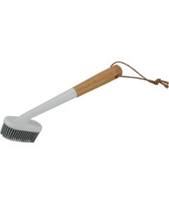 Trauku mazgāšanas birste no bambusa ar silikonu, ovāla, 82317, Michelino Ēdamrīki