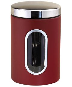 Nerūsējošā tērauda uzglabāšanas trauks, sarkans, 2,5 l, Ø 13 × 21 cm, 46316, Michelino Citi virtuves piederumi