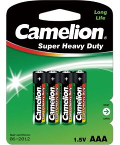 Camelion R03P-BP4G AAA/LR03 Super Heavy Duty 4 pc(s) Baterijas un akumulatori