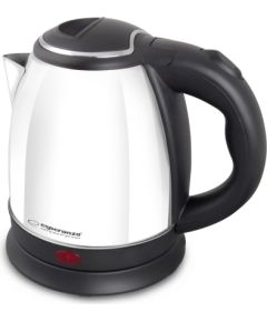 Esperanza EKK128W Electric kettle 1 L Black,White 1350 W Tējkannas (elektriskās)