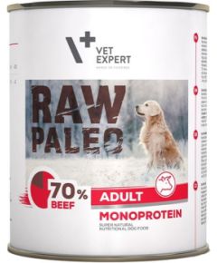 RAW PALEO Adult Monoprotein Beef - wet dog food - 800 g Suņu barība