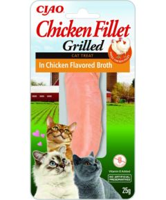 INABA Grilled Chicken Fillet in chicken flavored broth - cat treats - 25 g Kaķu sausā barība