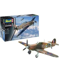 Revell Model plastikowy samolot hawker hurricane mk iib 1/32 Figūriņas un varoņi