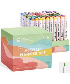 Акриловые маркеры ARRTX 90B, 90 цвета Mаркеры