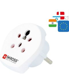 Adapteris Indija / Izraēla / Dānija kontaktdakša - ES kontaktligzda TYPE M 230V 16A SKROSS Adapteri
