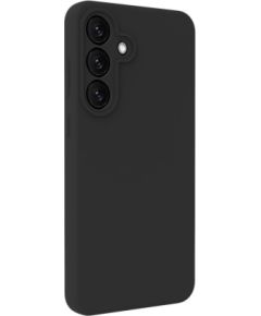 Evelatus Samsung  Galaxy S25 FE Premium Magnetic Soft Touch Silicone Case Black Neoriģinālie Maciņi