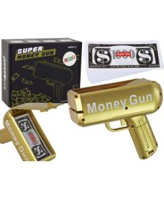 LeanToys Money Gun Shooting Gold Launcher Money Gun Banknotes Куклы и аксессуары