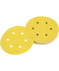 Daudzfunkcionālajām orbitālajām slīpmašīnām paredzētā smilšpapīra loksnes DeWalt DT3122-QZ; 150 mm; K60; 10 gab. Различные диски