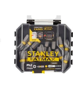 Skrūvgriežu uzgaļu komplekts Stanley STA88569-XJ; PH2; 20 gab. Piederumi urbjiem