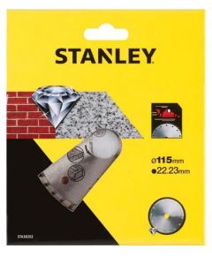 Dimanta griešanas disks Stanley STA38202-XJ; 115x22,2 mm Dažādi diski