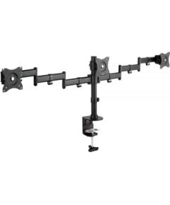InLine Desktop kronšteins 3 monitoriem - 68cm 27" maks. 3x 8kg - 23104B Jaunumi - Datori