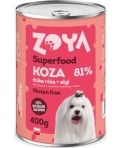 Dolina Noteci ZOYA Koza - Superfood - Karma mokra dla psów - 400g Suņu barība